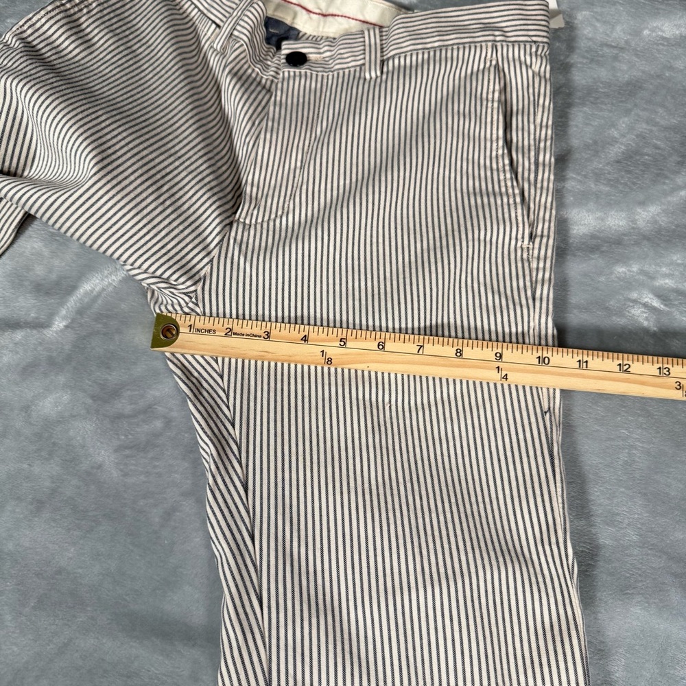 Brooks Brothers Red Fleece Striped Dress Pants Mens 30x34 Skinny Fit Cotton NEW - Picture 11 of 12